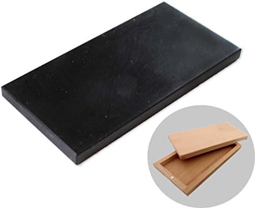 ToolUSA Gold Testing Kasoti, 6" X 3" X 3/8" In Wooden Box With Magnetic Closure Lid: TJ-30732