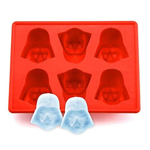 SHEDEU Creative Ice Tray Silicone Mold Ice Cube Tray Chocolate 3D Mould Ice Maker Red