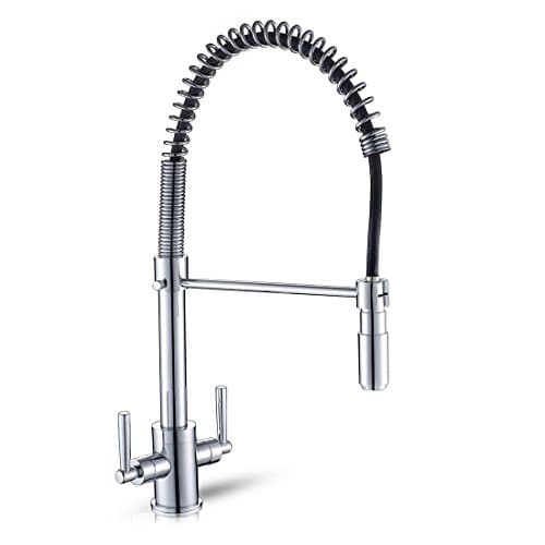 Contemporary One Hole Brass Monobloc Single Lever Pull Out Chrome Mixer Kitchen Sink Taps Pull Down Hot Cold Mixer Kitchen Mixer Faucets