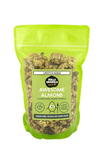 Rolla Granola Awesome Almond - No Added Sugar 350g (Pack of 2)