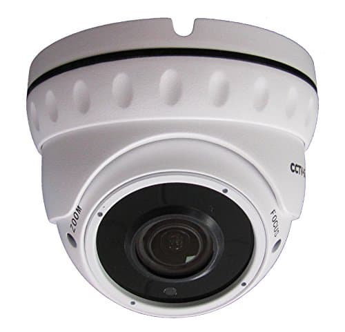 5MP HD TVI AHD CVI, STARVIS SENSOR WHITE CCTV DOME CAMERA 2.8-12mm ZOOM LENS UP TO 30m IR