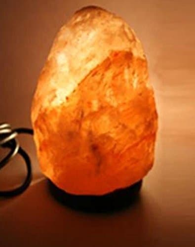 USB Salt Crystal Stone Lamp Salt Lamp PC Light with LED - with Colour Changer