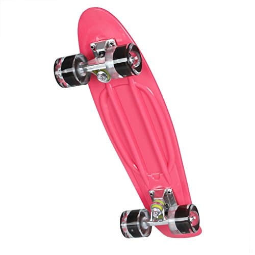 Vainsong Cruiser Style Skateboard Outdoors Fun Complete Deck Mini Plastic LED Flashing Light Skateboard