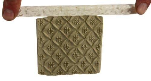 Double Flower - Textured Patterned Acrylic Rolling Pin
