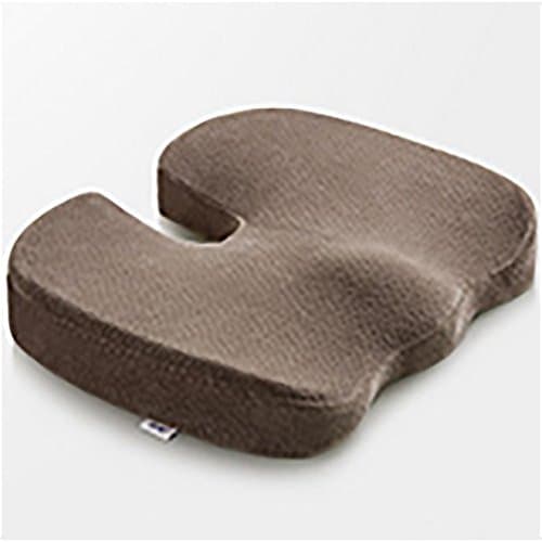 LL-New Memory Foam Cushion - Advanced contour design designed to reduce Coccyx, sciatica and coccyx pain, as well as improved posture , coffee color foundation