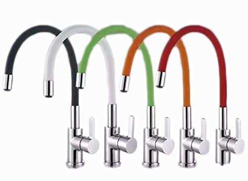 The New All-Copper Hot And Cold Kitchen Sink Spring Taps , Orange Tube,orange tube