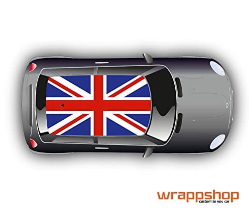 wrappshop UK Flag Decal for Mini Cooper ROOF