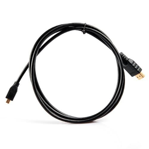 SODIAL(R) 1.5M Gold Type D Micro HDMI To HDMI Type A Digital Lead Cable 1080P