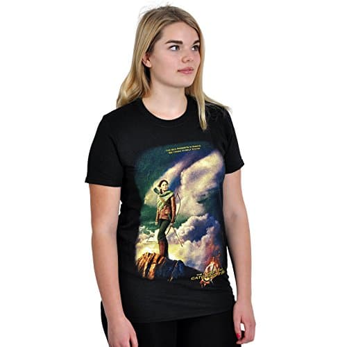 The Hunger Games Two Protagonists Katniss Hunger Games Catching Fire T Shirt to - Black - XL