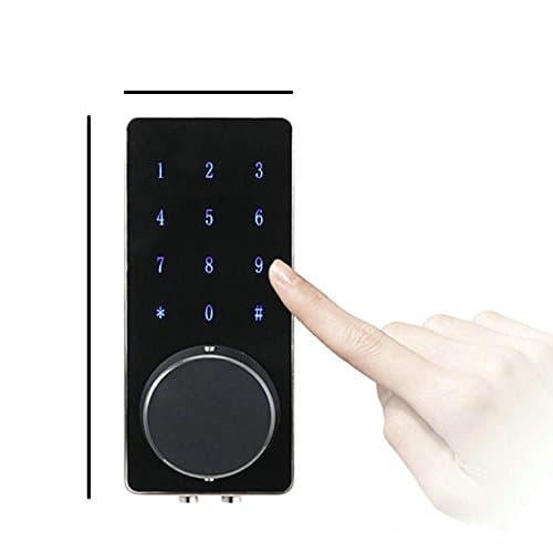 Mobile APP Control Zinc Alloy Smart Bluetooth Keyboard Door Lock