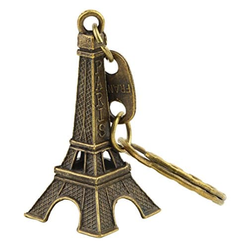 Xumarket(TM) Cute Retro Mini Paris Eiffel Tower Model Keychain Keyring Keyfob Metal Ring Gift Adornment Souvenirs France Paris Keychain