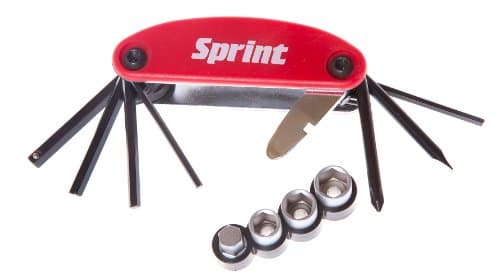 SPRINT Bicycle REVERSIBLE ALLEN KEY & SCREWDRIVER SOCKET TOOL SET New