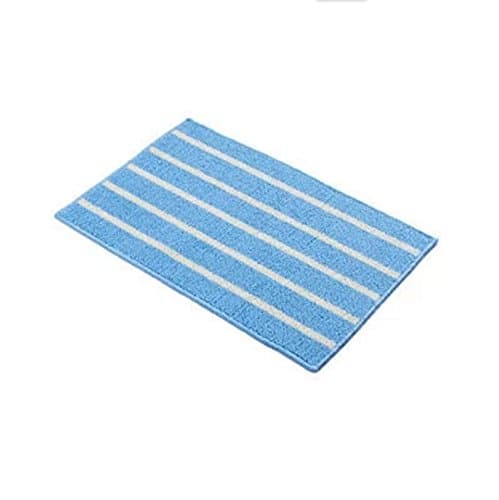 Wors Endy Non-Slip Mat for Badezimme Grey Microfibre Memory Foam Bath Mat Absorbent Non-slip Soft Water Home Bathroom Rug, blue, 42 x 65 cm