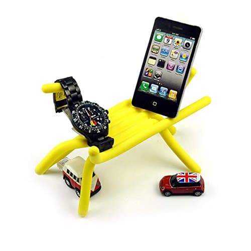 Yiuswoy Multifunction Creative Arbitrary Twisted Desk Shelf Organizer And Accessories - Yellow