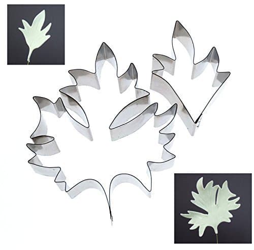 Alyson Reynolds - Leaf Clematis 2 Set Cutters For Sugarcraft/Cold Porcelain Floral Decoration