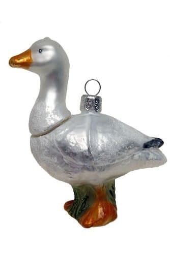 Christmas Ornament White Goose