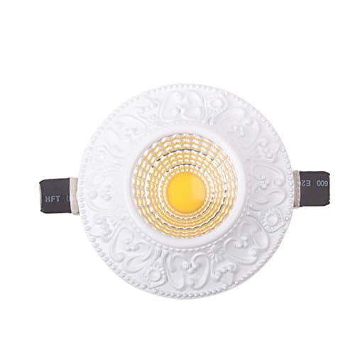 LEIMOVE Efficient Security Energy Saving COB Downlight LM8017 5W ,Rice Yellow Gold ,Red Bronze, Bronze ,white ,White-gold ,Silver-gold, Cool White(6300K-7100K) Warm White(2800K-3200K) ( Color : D-Cool White )