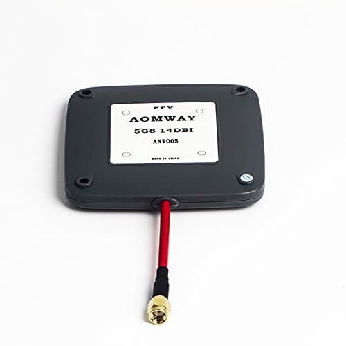 Aomway 5.8GHz 14dBi High Gain Mini Panel Antenna for FPV Receiver SMA Or RP-SMAAomway 5.8GHz 14dBi High Gain Mini Panel Antenna for FPV Receiver SMA Or RP-SMA