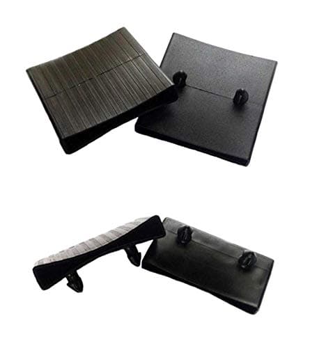 Bed Slat Holders, End and Centre Slat Caps Perfect Replacements for Single, Double King Size Beds for a Comfortable Nights Sleep, 60-63mm, 2 Pins 35mm Prongs Holes (10, Double Centre Caps)