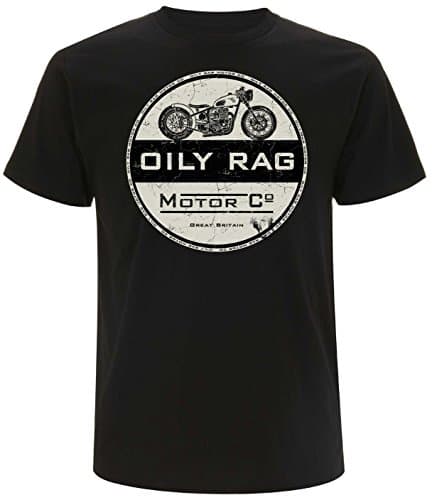 Oily Rag Motor Co T Shirt in Black