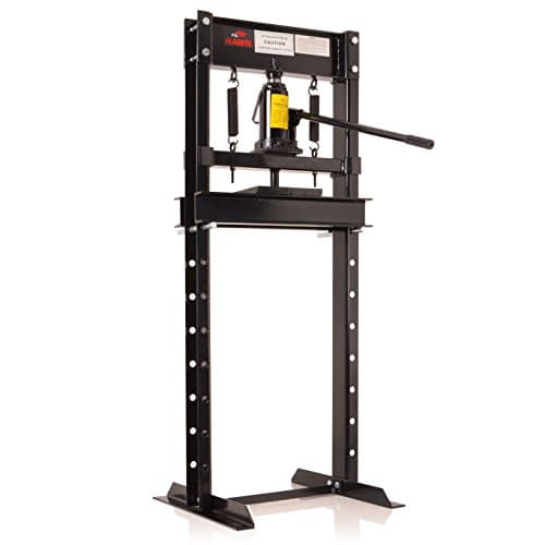 Hawk Tools Heavy Duty Black 12 Ton Workshop Garage Hydraulic Upright Shop Press