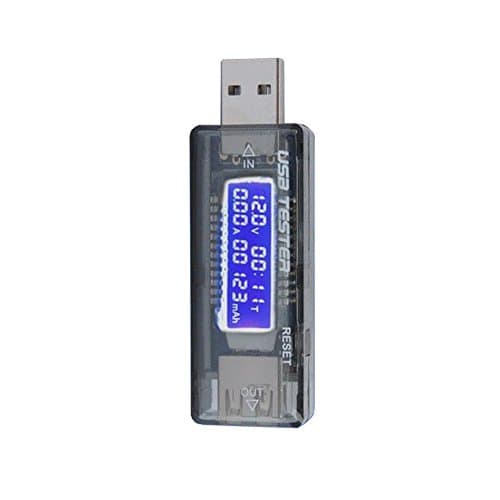 iFun4U USB Voltage Charger Doctor Current Amp Capacity Power Meter Tester Multimeter Detector Monitor with Digital LCD Display for Mobile Phone, Macbook, Laptop