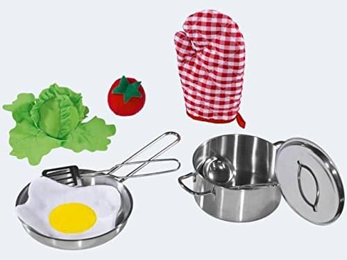 Stainless Steel Cooking Set 9 Piece Set