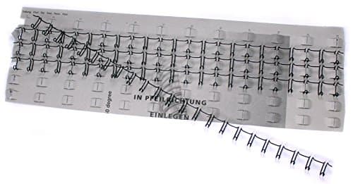 Coloured Ring Binding Spines Wire Binding Combs, Metal, approx. 170 pages A4 Diameter 22.2 mm Pack of 50, Black, 23