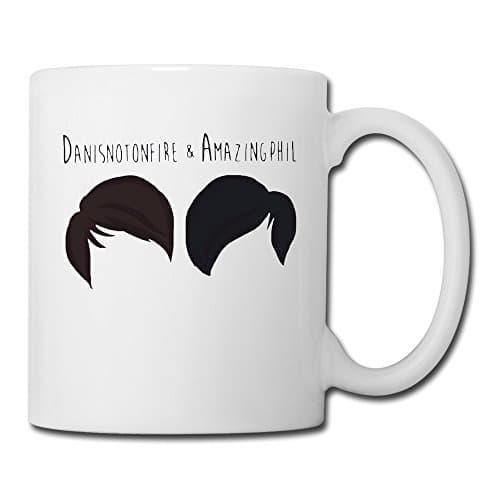 HFYEN Classic White Coffee Mug Dan And Phil Logo Mug