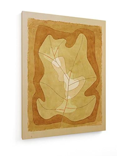 Paul Klee - Exposed Leaf - 1929-17,72" x 23,62 inch (45x60 cm) - Textile canvas print - wall art - artists, paintings, photo, picture on canvas - Old Masters/Museum
