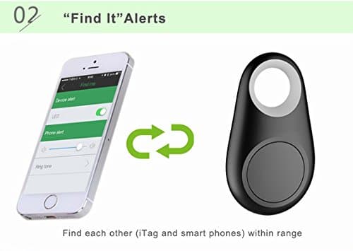 Fuson Bluetooth 4.0 Anti-loss Remote Shutter GPS satellite positioning system,Child Pet Bag Wallet Key Finder Phone Box,Key/Cell/Kids/Pets Anti-Lost Finder