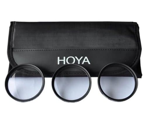 Hoya 77mm Digital Filter Kit - HMC UV(C), Circular Polarising & NDx8 with Filter Pouch