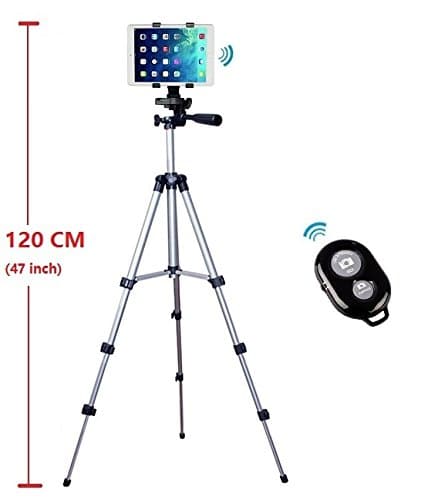 Professional Tripod Mount Holder+Camera Bluetooth Remote Shutter Controller for iPad Air 2 1/iPad 4 3 2