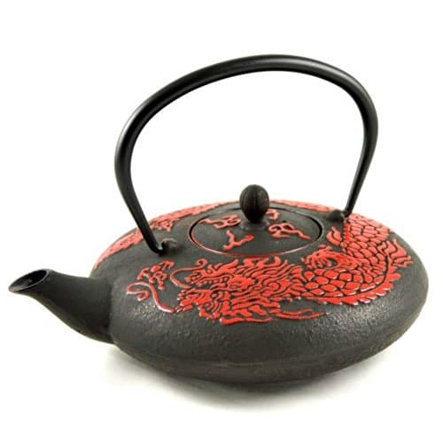 MAOCI cast iron teapot Okinawa 1.2L (red)