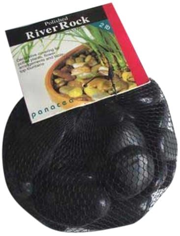 Panacea70033 River Rock, Black, 2 Pounds