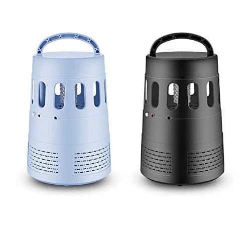 XQING Mosquito Killer Lamp LED Electronic Bug Zapper Trap Lamp USB Powered Insect Catcher For Indoor Kids Bedroom,Blue+Black