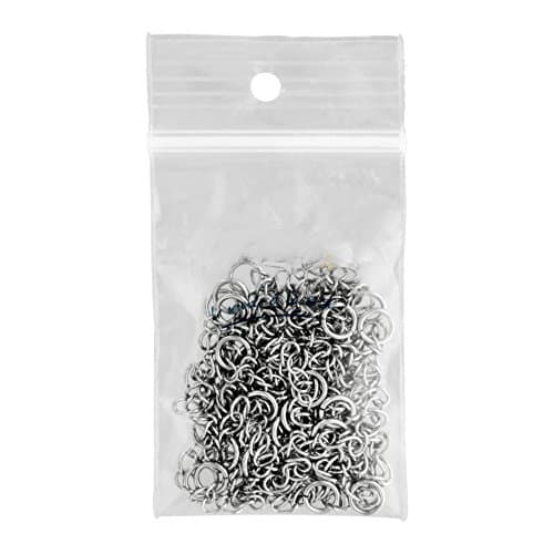So Chic Bijoux Primer Pack of 30 Hair Extensions Ring Open 4 cm Stainless Steel