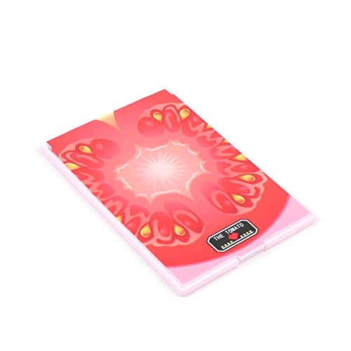 Small Attach on Make-up Compact Mirror with Tomato Design,
