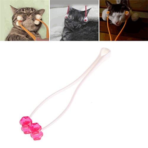 Logres Cat Face Massager, Roller Face Massager for Kitty Pet Toy (Large)