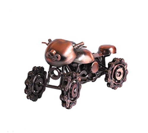 Decoured Wrought Iron Four Wheel Beach Motorcycle Model Bar Ornament Creative crafts household chores Living day sun thing