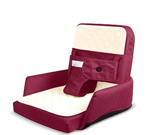 PRDX Baby Cot& Multi-function Baby Crib Baby's Dining Chair, Booster Seat, Islation of Bed, Foldable, a Convenience for Mom and Newborn , Red