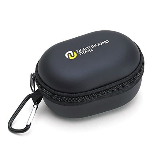 Northbound Train Ultra-Light, Super-Tough Headlamp Hard Case with Interior Pockets and Carabiner Clip - Includes Warranty and 100% Satisfaction Guarantee!