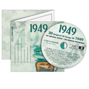 1949 The Classic Years 20 Track CD Greetings Card