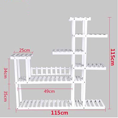 Flower pot finishing rack. Flower Racks Solid Wood Flower Racks Balcony Living Room Flower Rack Indoor Floor Stand Multi - Storey Pots White Flower Stand Plants potted rack