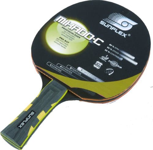 Sunflex Unisex's Mikado-C Table Tennis Bat-Multi-Colour, One Size