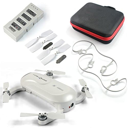 ZEROTECH Dobby Pocket Selfie Pocket Drone with Normal Carry Case Extra 8 pcs Propellers 1 set Propeller Guard and Extra Battery