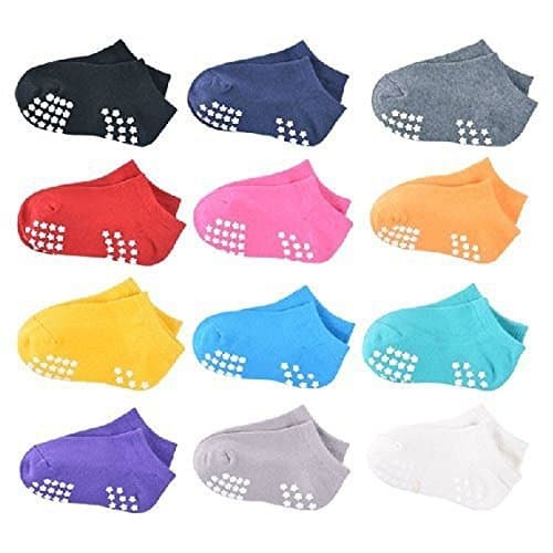 Anti Slip Socks for Baby (12 Pair)