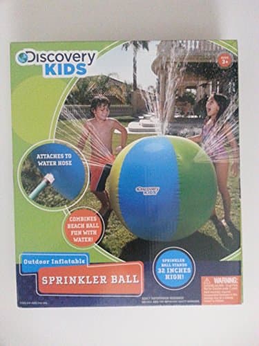 Discovery Kids Inflatable Sprinkler Ball - 32 inches