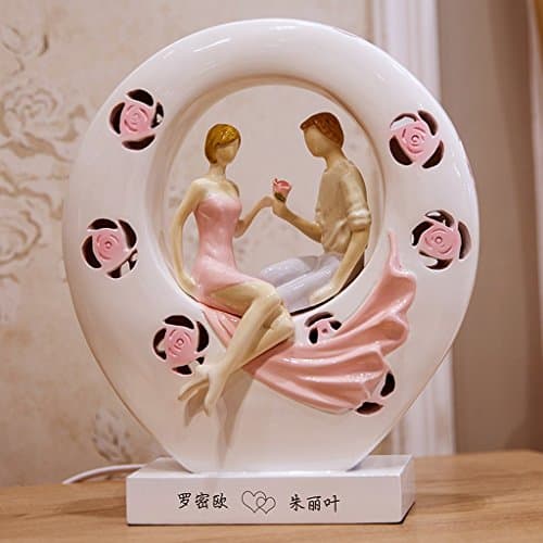 SKC LIGHTING Modern Simple Creative Couple Night Light Wedding Gift Bedroom Lamp Living Room Home TV Cabinet Decoration Crafts