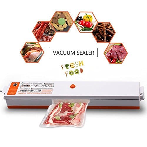Automatic Vacuum Food Packing Machine Heat Sealer / Packer with 15Pcs Vacuum Bags